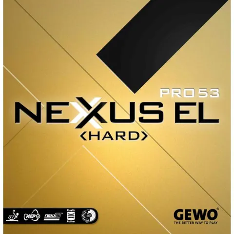 GEWO Belag Nexxus EL Pro 53 Hard rot 2,1 mm
