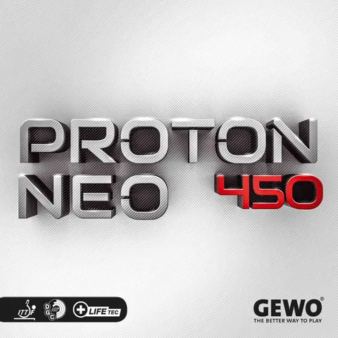 GEWO Belag Proton Neo 450 rot 2,2 mm