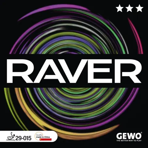 GEWO Belag Raver *** 10er Pack rot 1,8 mm
