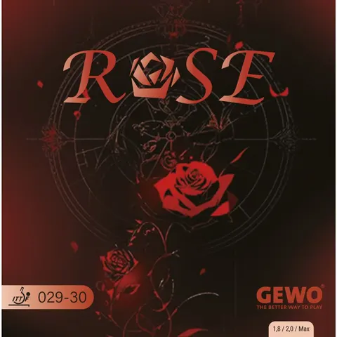 GEWO Belag Rose rot 1,8 mm