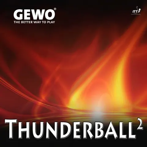 GEWO Belag Thunderball² rot 1,5 mm
