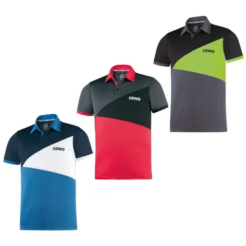 GEWO Hemd Anzio Baumwolle schwarz/nine iron XS