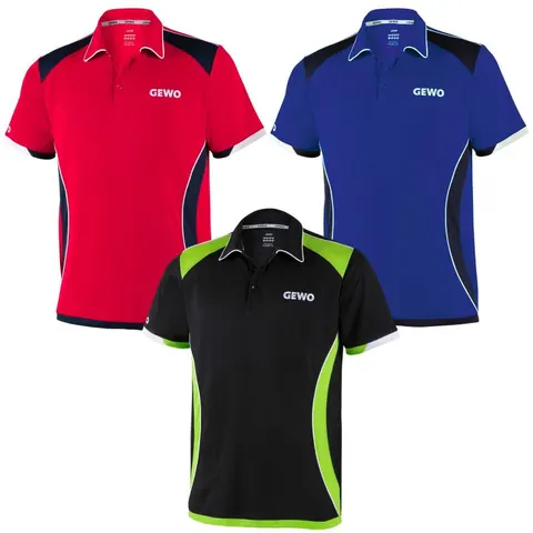 GEWO Hemd Murano Mikrofaser rot/navy XXXS