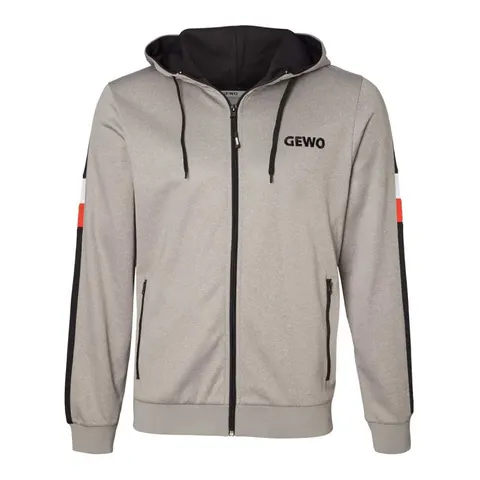 GEWO Hoodie Corvo grau melange/schwarz XXXS