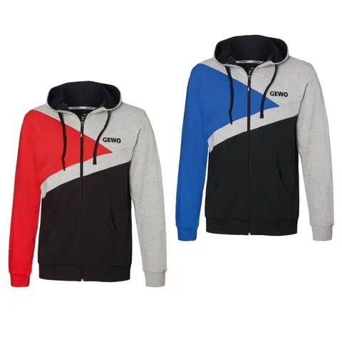GEWO Hoodie Lever schwarz/rot XXXS