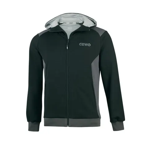 GEWO Hoodie Manto schwarz/grau XXXS
