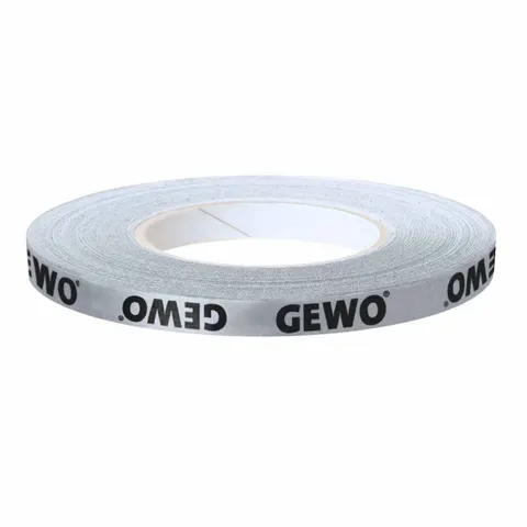 GEWO Kantenband 9mm/50m schwarz/silber
