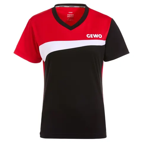 GEWO Lady Shirt Fondi IV schwarz/rot XXXS