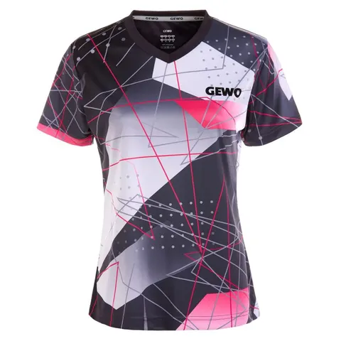 GEWO Lady Shirt Lugo schwarz/pink XXXS