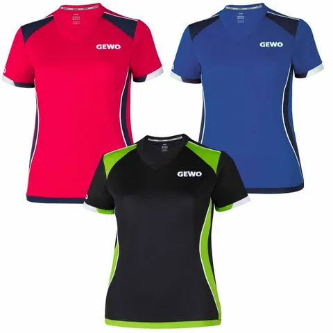 GEWO Lady Shirt Murano rot/navy XXS
