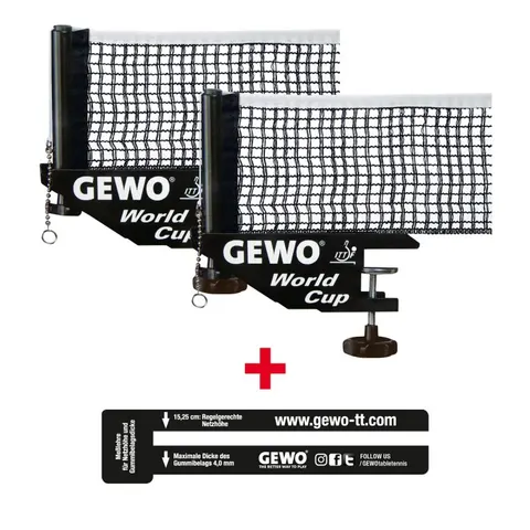GEWO Netz World Cup + Netzlehre - Set (3-teilig)