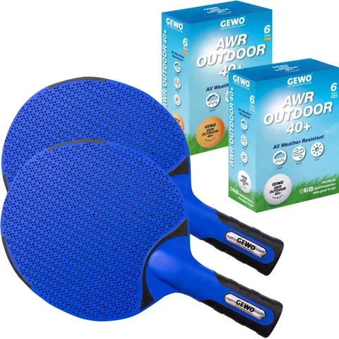 GEWO Outdoor Schläger + AWR Outdoor 6er - Set (4-teilig)