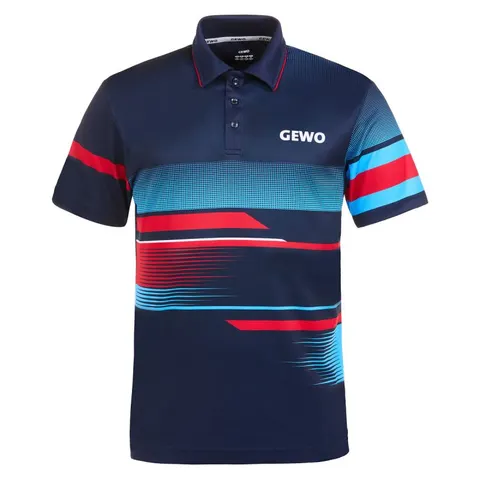GEWO Poloshirt Sarno I navy/rot XXXXS