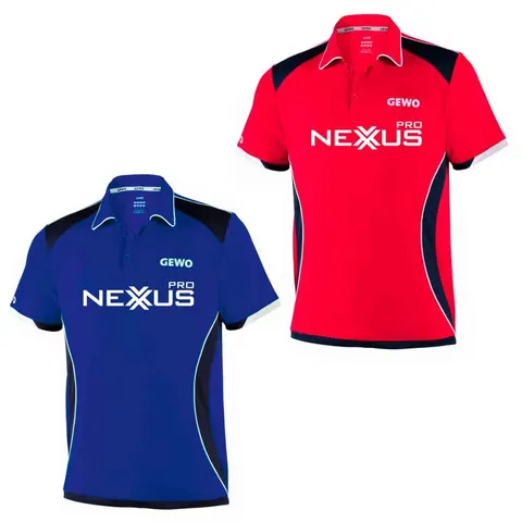 GEWO Promo Hemd Murano Nexxus rot/navy XS