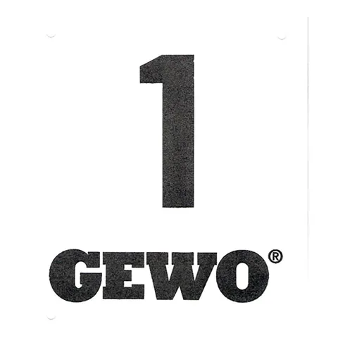 GEWO Rückennummern 1-6