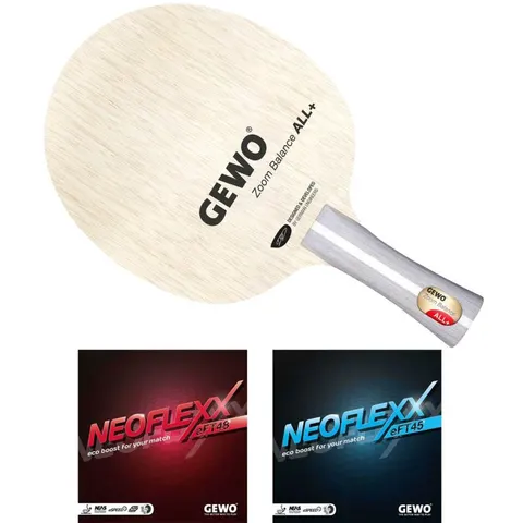 GEWO Schläger: Holz Zoom Balance mit Neoflexx 48 + 45 konkav