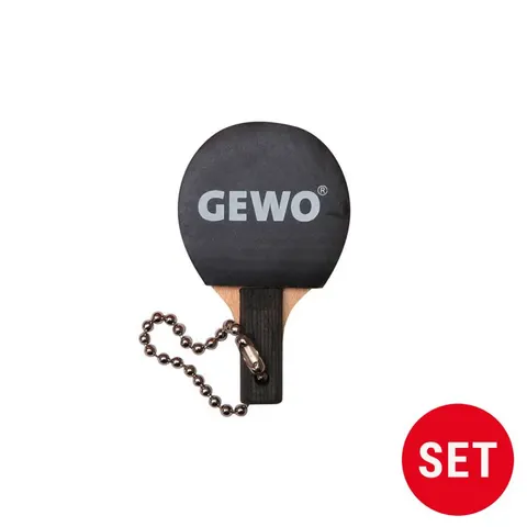GEWO Schlüsselanhänger - Set (10 Stück) rot