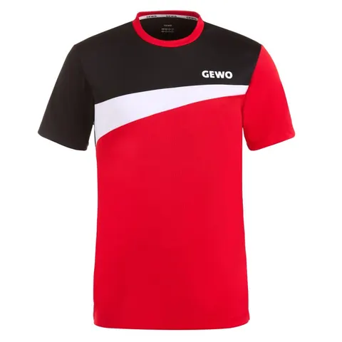 GEWO Shirt Fondi III rot/schwarz XXXXS