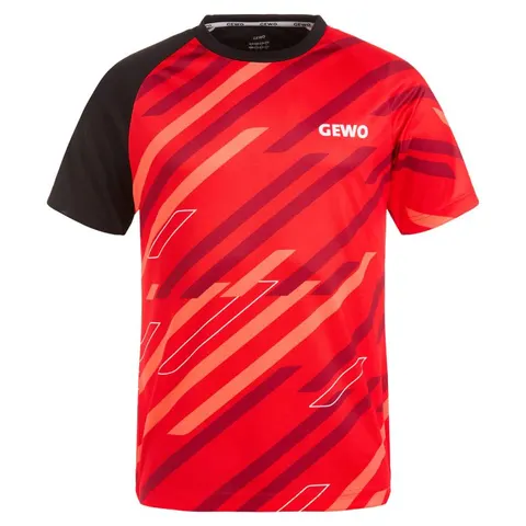 GEWO Shirt Ponza I rot/schwarz XXXXS
