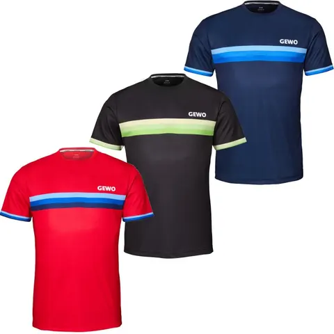 GEWO Shirt Santiago rot/blau XXXXS