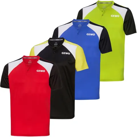 GEWO Shirt Zamora rot/schwarz XXXXS