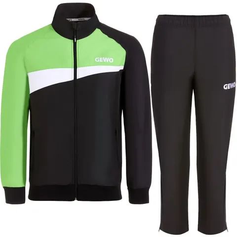 GEWO Trainingsanzug Fondi III schwarz/lime XXXS