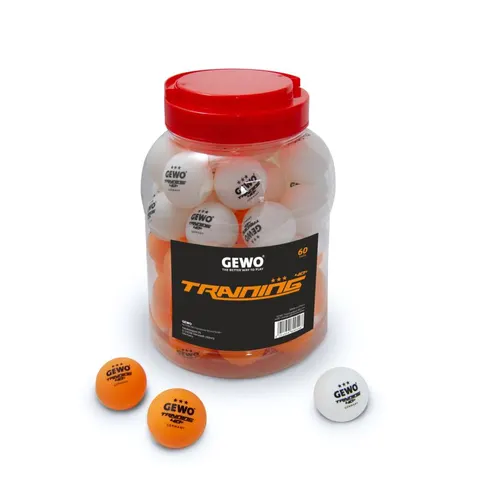GEWO Trainingsball ***40+ weiß/gelb gemischt 60er
