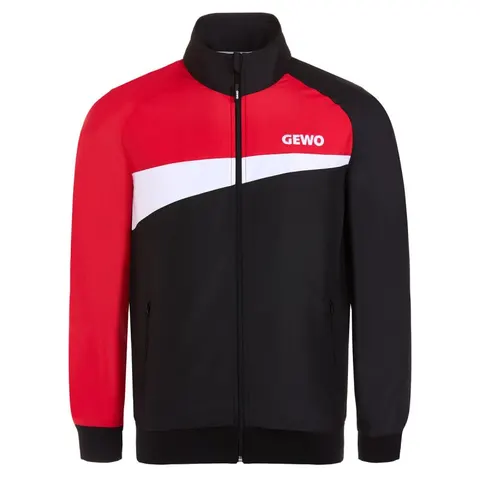 GEWO Trainingsjacke Fondi I schwarz/rot S