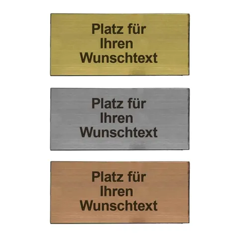 Gravurschild inkl. Gravur