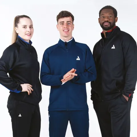 JOOLA Anzugjacke Team 26 schwarz/rot L
