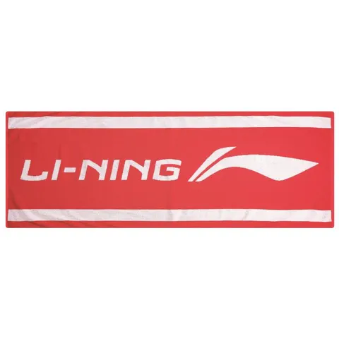 LI-NING Handtuch Normal LOGO rot/weiß