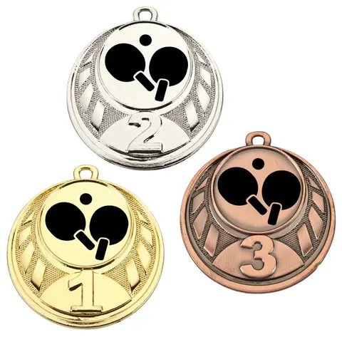 Medaille Platzierung 45mm silber