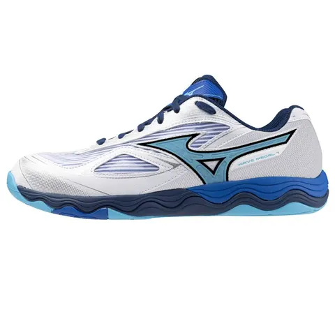 Mizuno Schuh Wave Medal 7 weiß/blau 3,5