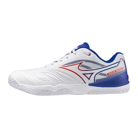 Mizuno Schuh Wave Medal 8 weiß/blau 3,5