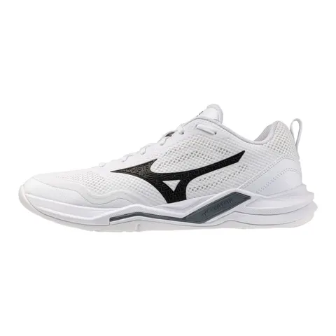 Mizuno Schuh Wave Stealth Pro weiß/schwarz 4,0