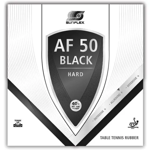 sunflex Belag AF 50 Black rot 1,5 mm