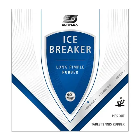 sunflex Belag Ice Breaker rot 1,0 mm