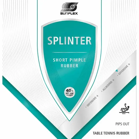 sunflex Belag Splinter schwarz 1,5 mm
