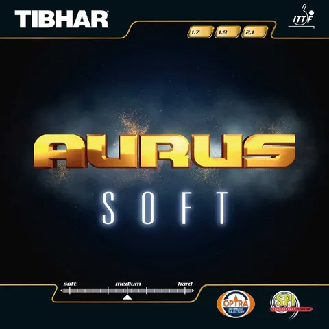 TIBHAR Belag Aurus Soft rot 1,7 mm