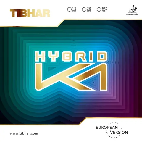 TIBHAR Belag Hybrid K1 rot 1,8 mm