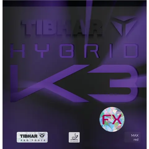TIBHAR Belag Hybrid K3 FX rot 2,0 mm