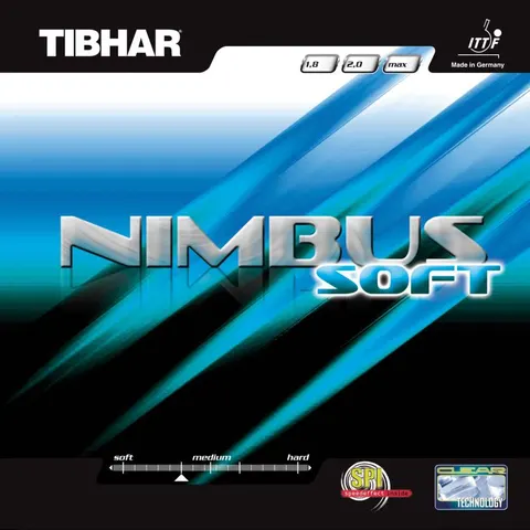 TIBHAR Belag Nimbus Soft rot 1,8 mm
