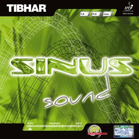 TIBHAR Belag Sinus Sound rot 1,8 mm