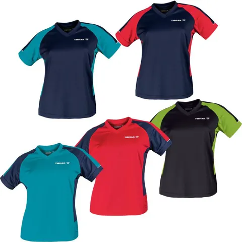 TIBHAR Hemd Mundo Lady petrol/marine M