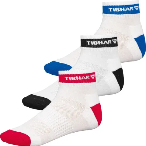 TIBHAR Socke Basic weiß/schwarz 36-38