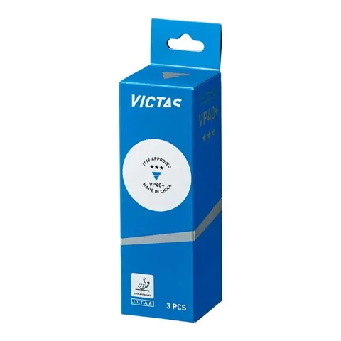 VICTAS Ball VP40+ *** 3er weiß