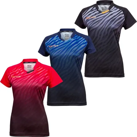 VICTAS Poloshirt V-Ladyshirt 233 rot S
