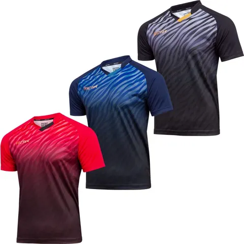 VICTAS Poloshirt V-Shirt 232 rot XXXS