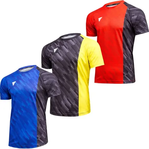 VICTAS T-Shirt V-Tshirt 224 schwarz/gelb XXL