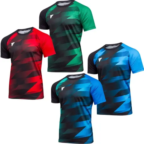 VICTAS T-Shirt V-Tshirt 231 rot/schwarz XXXS